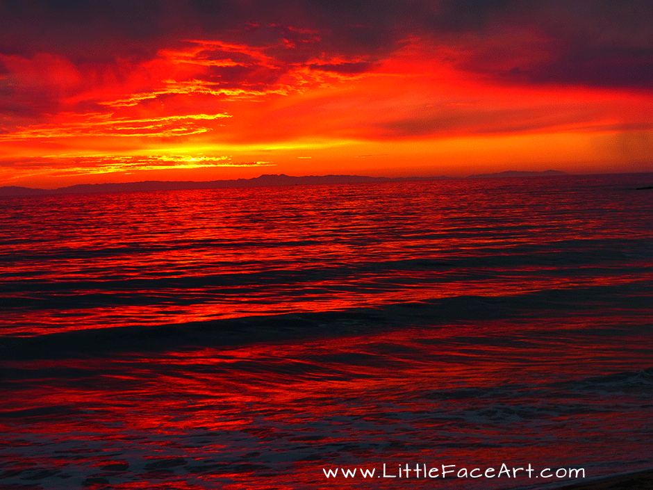 Sunset over Laguna Beach (Leica V-Lux 4)